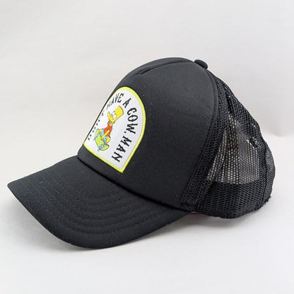 Bart Simpson ‘Don’t Have A Cow Man’ Baseball Cap SnapBack NWT Mad Engine 20th TV Mad Engine