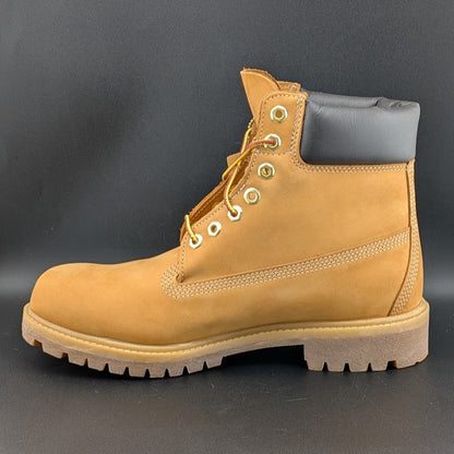 Timberland Premium 6" Lace Waterproof Leather Boot Wheat Nubuck Men's Sz 9 & 9.5 Timberland