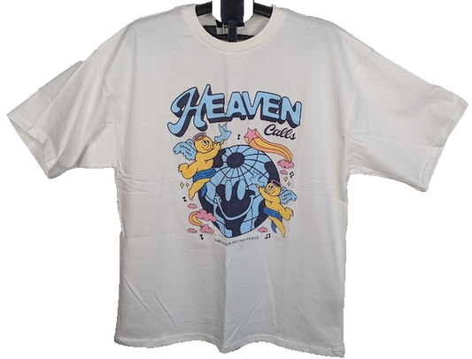 Sixth June Paris T-Shirt~White Cotton~Size XL~Heaven Calls NWT in Mfg Packaging Sixth June