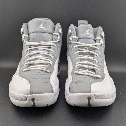 Air Jordan 12 Retro Stealth Men's Sneakers Size 12 White-Cool Grey Worn Once Jordan