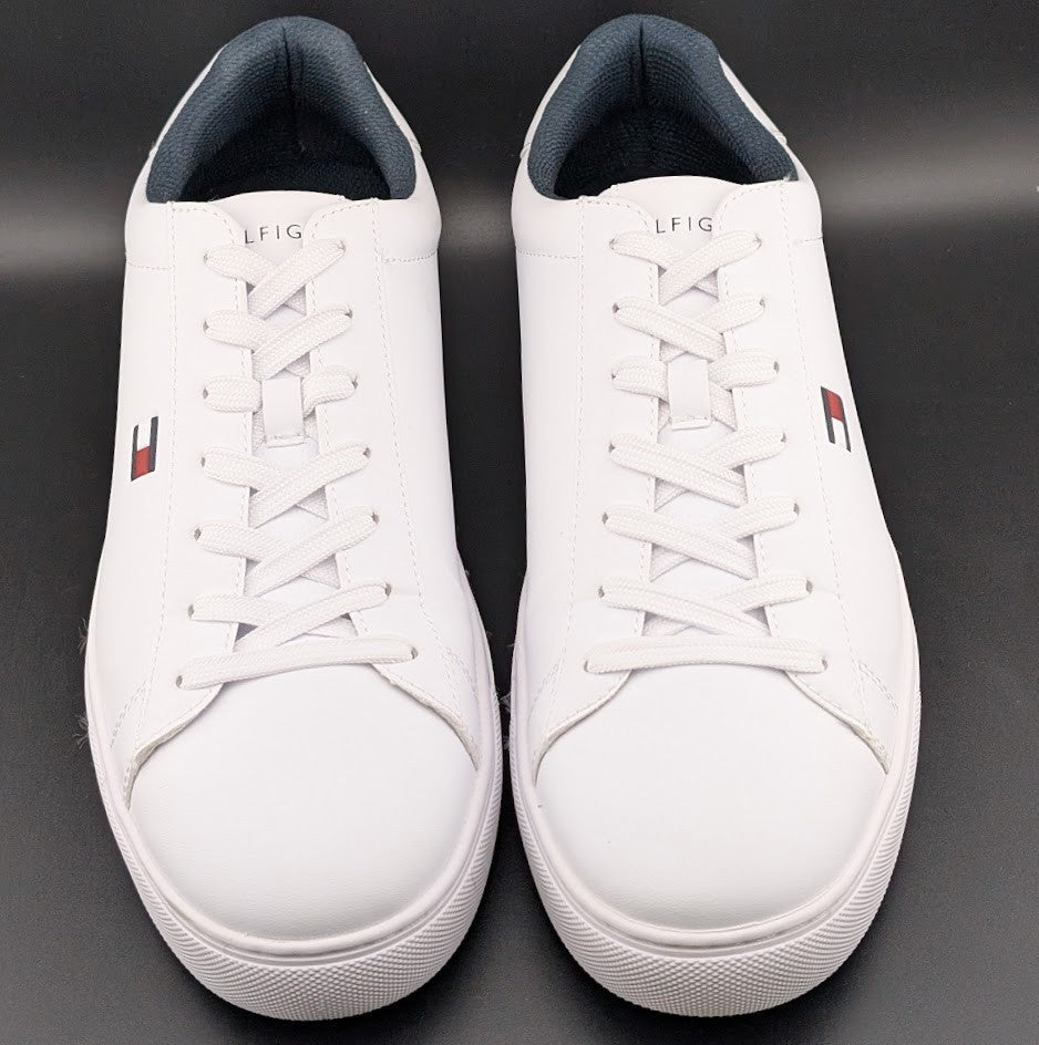Tommy Hilfiger Men's Size 10M Brecon Cup Sole White Sneakers Tommy Hilfiger