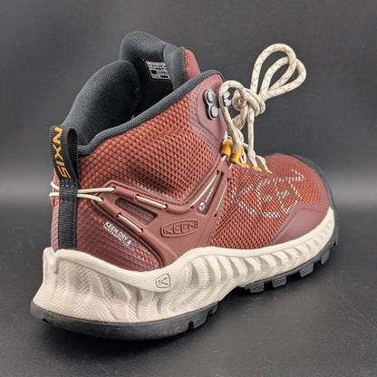 Keen NXIS Evo Mid WP Womens US 7 Andorra/Golden Yellow Hiking Shoes Keen