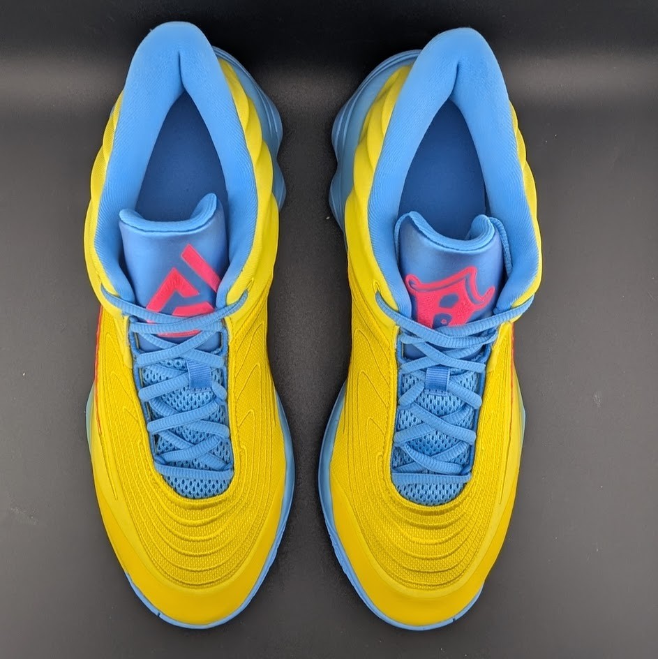 Men's Sz 11.5 Nike Giannis Immortality 4 Basketball Shoes Yellow Blue FQ3680-700 Nike