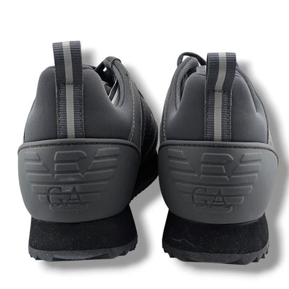 EMPORIO ARMANI EA7 ~US Men Sz. 6 / Wos 7.5-8  X8X027 XK3665 Asphalt Gray T251 EMPORIO ARMANI EA7