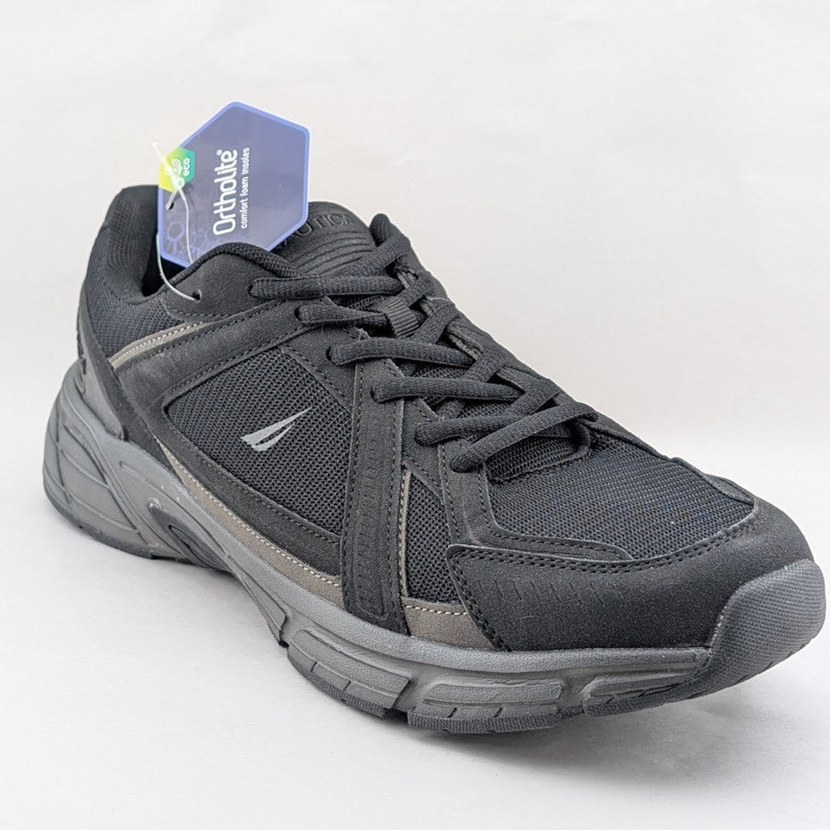 Nautica Decatur KM1621 Mens Size 12 Black Lifestyle Sneakers Shoes Ortholite Soc Nautica