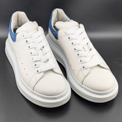 Alexander McQueen Oversized Paris Blue Leather Sneakers - Womens Size 8/Mens 6.5 Alexander McQueen