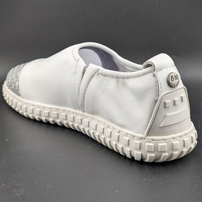 Bernie Mev Sizes 6.5-7 Memory Foam Slip-on Soft Leather Sneakers Total Comfort! Bernie Mev