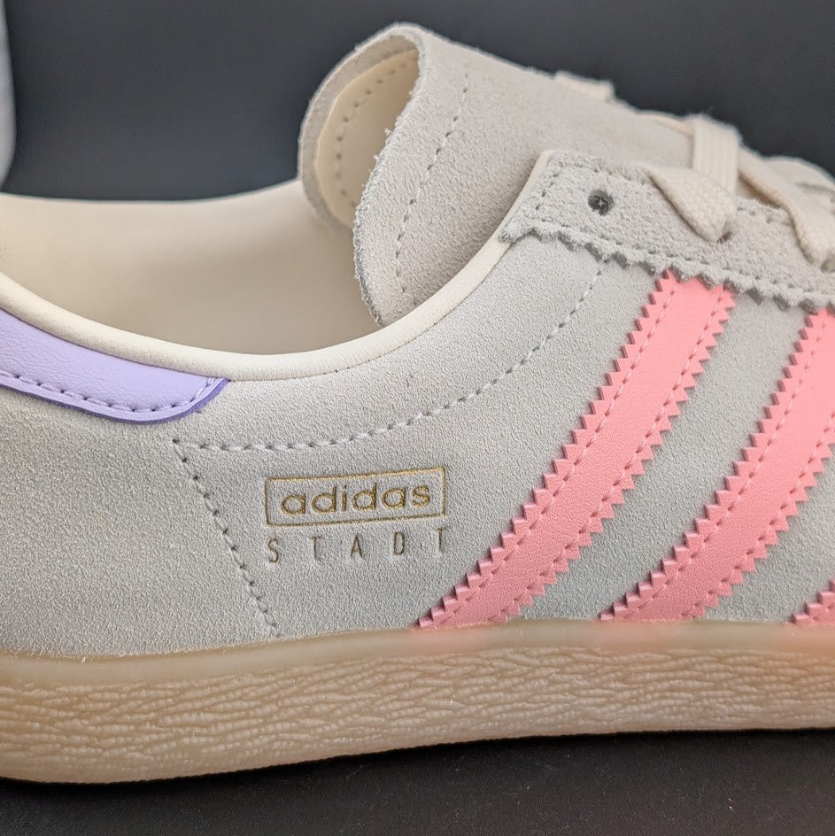 Size Women's 6.5 NEW Adidas Stadt Wonder White / Glow Pink / Powder Plum JQ9017 adidas