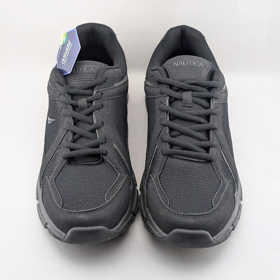 Nautica Decatur KM1621 Mens Size 12 Black Lifestyle Sneakers Shoes Ortholite Soc Nautica