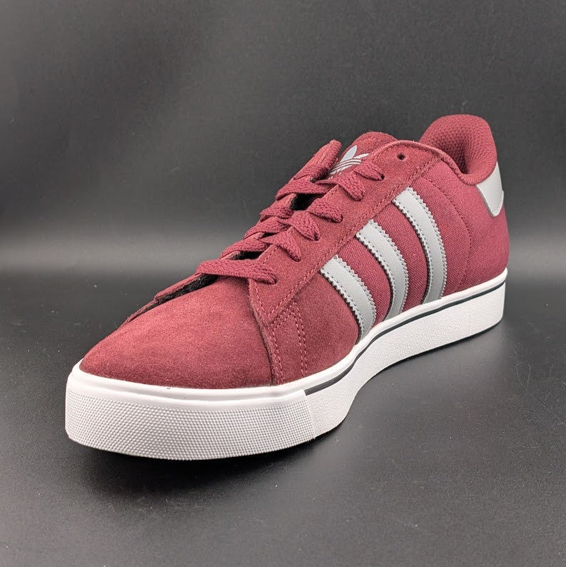 adidas Men's Size 11 / Wo's 12 Campus Vulc Shadow Red Grey~Canvas & Suede IF9286 adidas