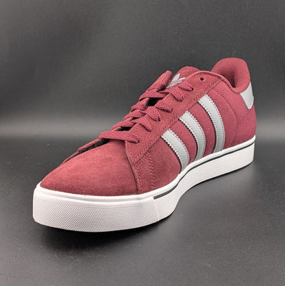 adidas Men's Size 11 / Wo's 12 Campus Vulc Shadow Red Grey~Canvas & Suede IF9286 adidas