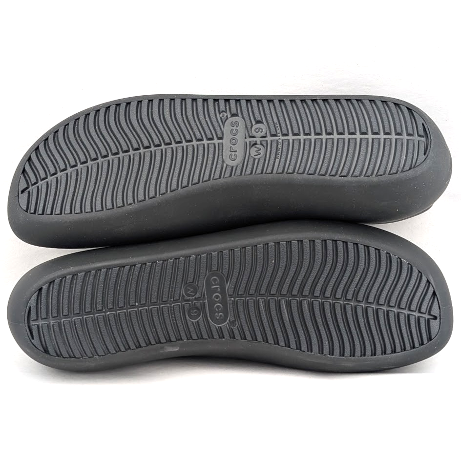 Crocs Women's Brooklyn Ballet Flats Black Sz 9 New Crocs