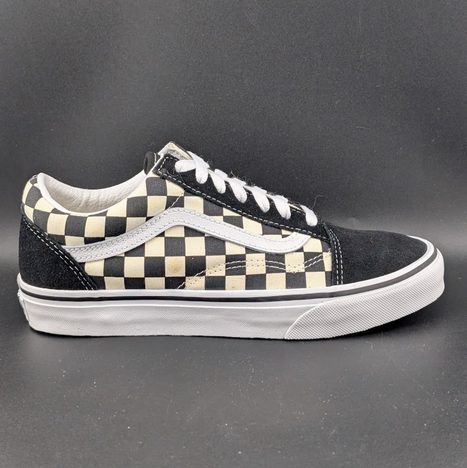 VANS Old Skool Primary Check Unisex Size M6.0 W7.5 Skate Shoe NWB VANS