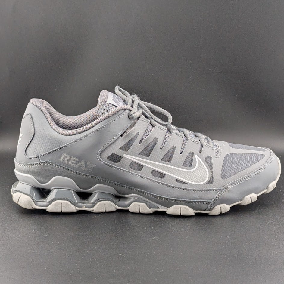 Nike REAX 8 Training Mesh Shoes Sports Casual Cool Grey  Size 11.5 ~ 621716-010 Nike