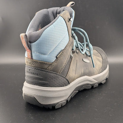 Keen Women's Size 8-Revel IV Mid Polar W Leather Hiking Boot-Grey/Slate 1023629 Keen