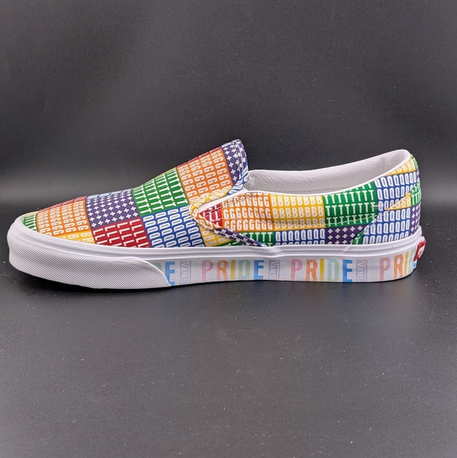 Vans Classic Slip On LGBTQ+ Pride Unisex Classic Slip-On Sneakers VN0A33TB3WJ VANS