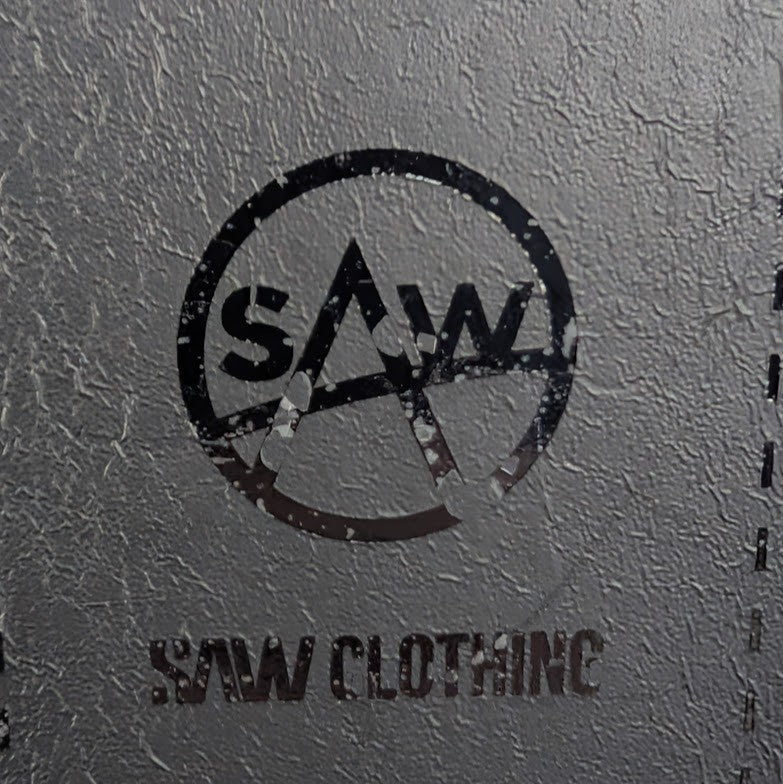 Saw Clothing Couture Men's Size Small Sweatshirt~White Letter Box ~ AndEver SAW Clothing