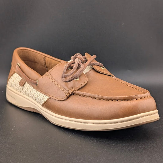 Sperry Women's Size US 8 / EU 39 Whalefish Tan Leather Boat Shoes ~ MSRP $125 SPERRY