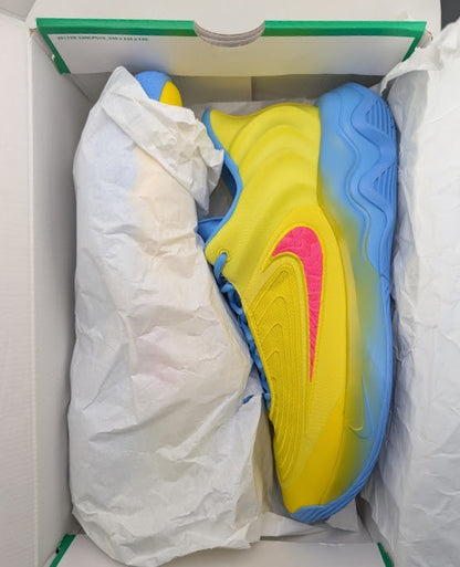 Men's Sz 11.5 Nike Giannis Immortality 4 Basketball Shoes Yellow Blue FQ3680-700 Nike