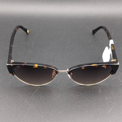 Carolina Lemke CL9035-02 Women's Cat Eye Tortoise Half Rim Tinted UV400 145mm Carolina Lemke