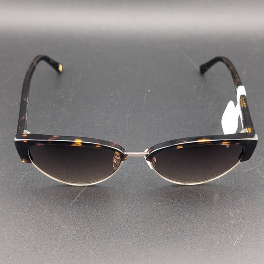 Carolina Lemke CL9035-02 Women's Cat Eye Tortoise Half Rim Tinted UV400 145mm Carolina Lemke
