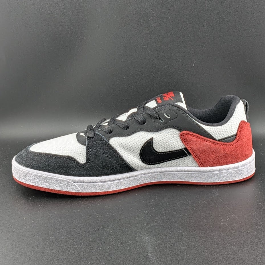 Nike SB Leather Dunk Alleyoop~Black White Red Men's Size 9 Solarsoft Sneaker Nike