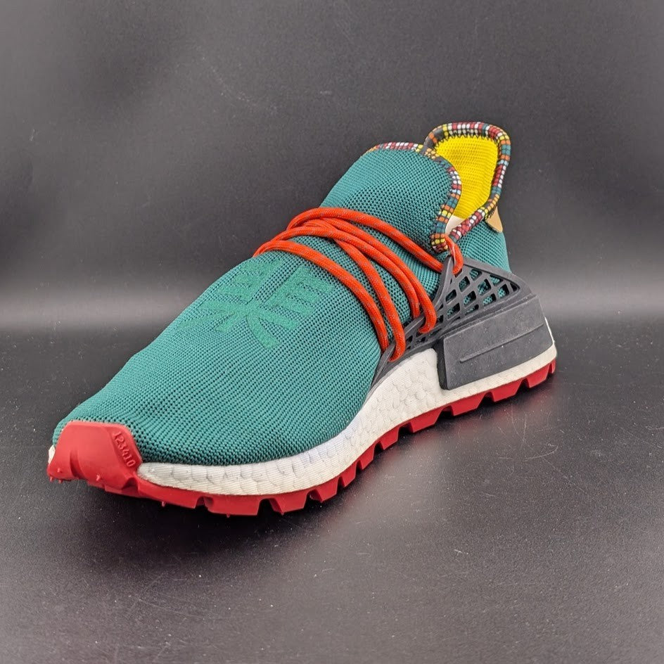 RARE** adidas x Pharrell Williams Solar HU NMD Green ~ EE7584 ~ Men's US 10.5 adidas