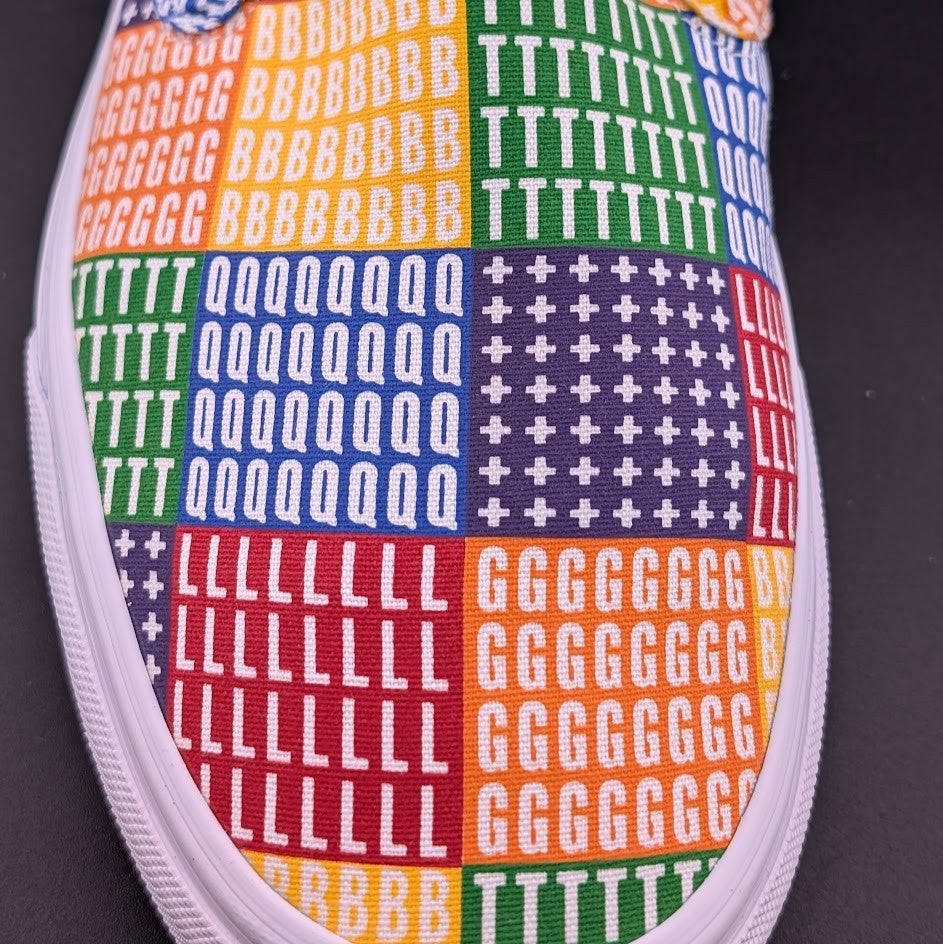 Vans Classic Slip On LGBTQ+ Pride Unisex Classic Slip-On Sneakers VN0A33TB3WJ VANS