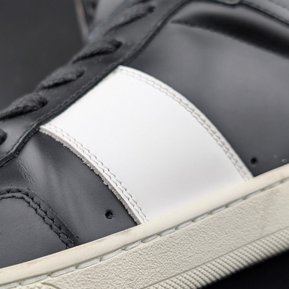 Saint Laurent SL10H High Top Sneaker Black Leather 418026 Sz EU41/Men 8/Wos 9.5 Saint Laurent