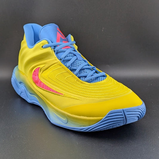 Men's Sz 11.5 Nike Giannis Immortality 4 Basketball Shoes Yellow Blue FQ3680-700 Nike