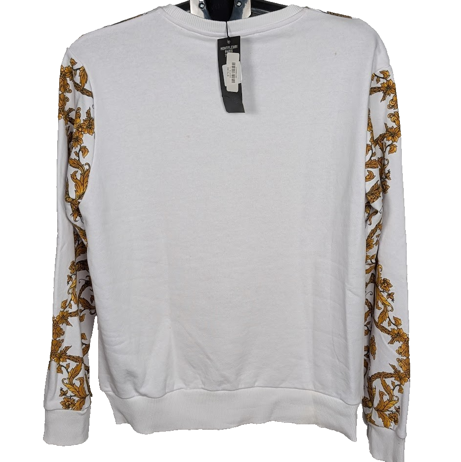 Men's Sz Lrg Luxury Rhinestone Lion Fashion Jersey Sweatshirt Montefleuri Imperf Montefleuri Paris
