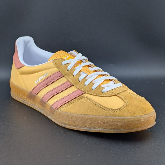 New Adidas Women's Size 11.5 Gazelle Indoor Shoes - Semi Spark/ Clay (IE2959) adidas