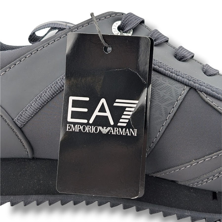 EMPORIO ARMANI EA7 ~US Men Sz. 6 / Wos 7.5-8  X8X027 XK3665 Asphalt Gray T251 EMPORIO ARMANI EA7