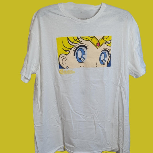 Sailor Moon Mens Size XXL T-Shirt - Sailor Moon Eye Box Image Hybrid