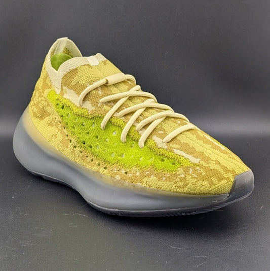 adidas Size 10 Yeezy Boost 380 Hylte Yellow Green Primeknit Men's Sneaker FZ4990 adidas