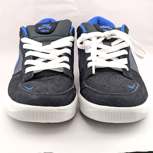 Men 's Size 7.5 NIKE SB FORCE 58 Black/Hyper Royal DV5477-004 Skate Board Shoes Nike