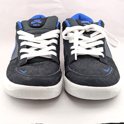 Men 's Size 7.5 NIKE SB FORCE 58 Black/Hyper Royal DV5477-004 Skate Board Shoes Nike