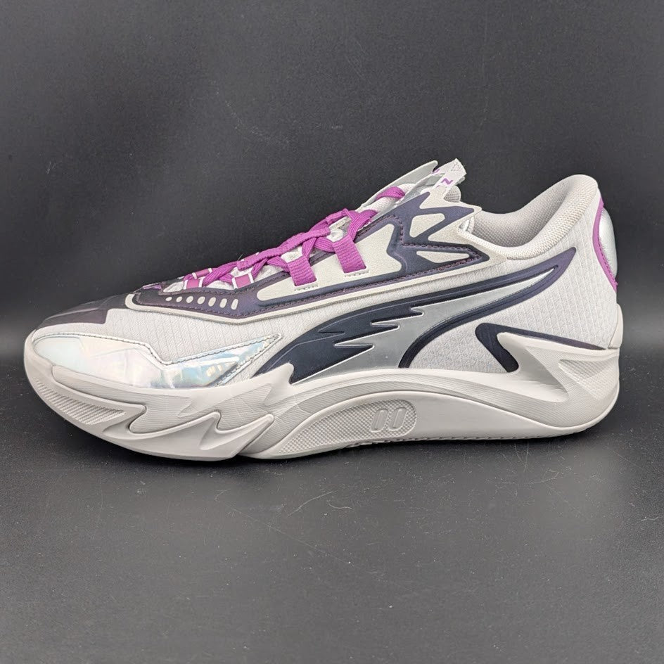 Men's Size 10 Puma Scoot Zeros II Sterling Low Basketball Shoes 311351-01 PUMA