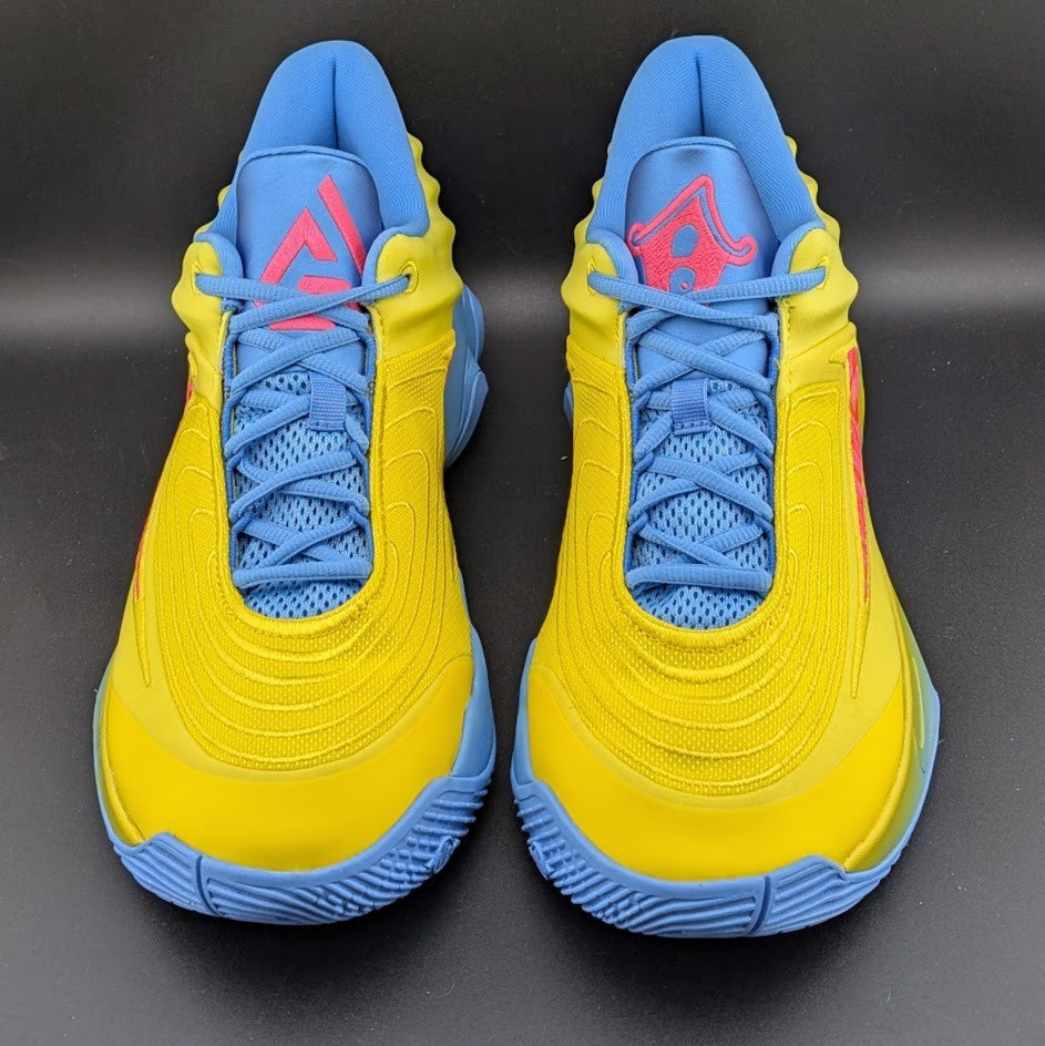 Men's Sz 11.5 Nike Giannis Immortality 4 Basketball Shoes Yellow Blue FQ3680-700 Nike