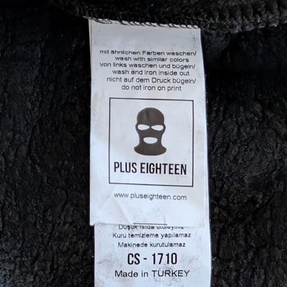 Men XL Plus Letter Graphic Colorblock Bomber Jacket by Plus Eighteen Plus Eighteen