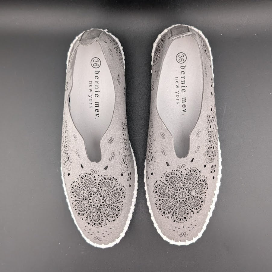 Bernie Mev Memory Foam TW09 Gray Shoes Slip-on Cutouts EU 36 or 41 (US 6 or 9.5) Bernie Mev