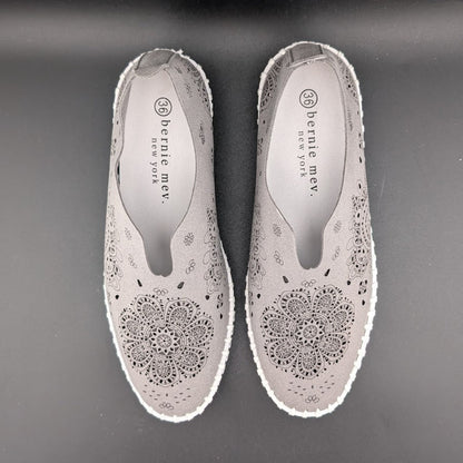 Bernie Mev Memory Foam TW09 Gray Shoes Slip-on Cutouts EU 36 or 41 (US 6 or 9.5) Bernie Mev