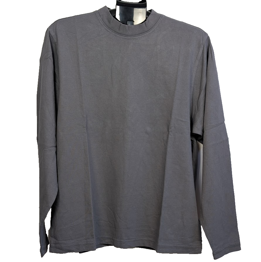 Gap X Yeezy YZY Engineered By Balenciaga Gray Rare Long-Sleeve Logo Tee S or XL Gap