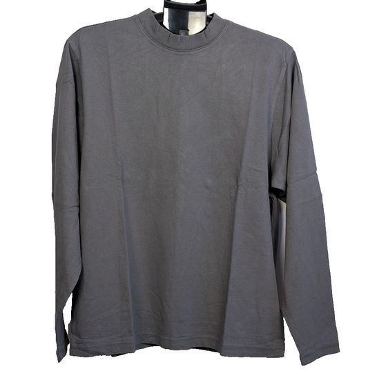 Gap X Yeezy YZY Engineered By Balenciaga Gray Rare Long-Sleeve Logo Tee S or XL Gap