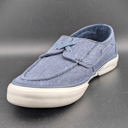 Sperry Women's Size 6 Wide Width ~ Pier Wave Navy Canvas Sneakers STS88787 Sperry