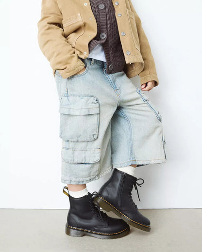 Doc Martens | 1460 Softy T Boot | Black, Size 4 / Kids Size 3 | Side Zip Dr. Martens