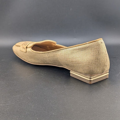 Franco Sarto Size 8 Tesica Metallic Penny Loafer w/ Square Toe Franco Sarto