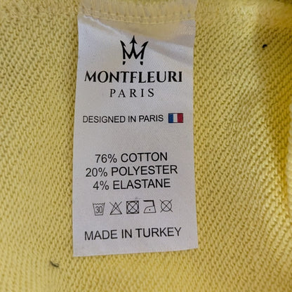 Men's Size Large Luxury Rhinestone Lion Fashion Jersey Sweatshirt Montefleuri Montefleuri Paris