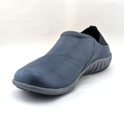 Spenco Brooklyn Womens US 5.5 Navy Orthotic Convertible Slip-On Clogs Shoes Spenco