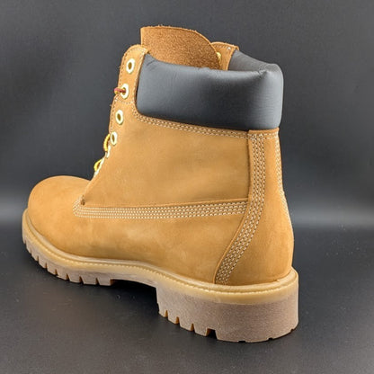 Timberland Premium 6" Lace Waterproof Leather Boot Wheat Nubuck Men's Sz 9 & 9.5 Timberland